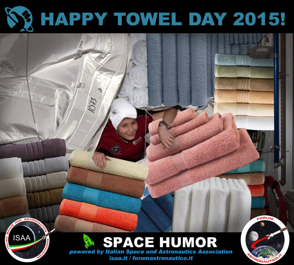 Towel Day 2015. Credit: Riccardo Rossi